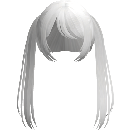 ♡ anime dollie twintails in white Roblox item