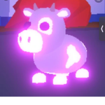 Neon cows fan arm