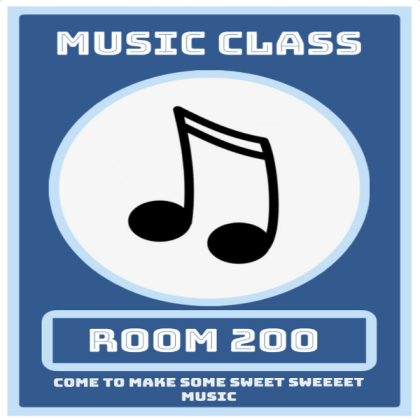 Celesion Highschool Music Class Roblox decal