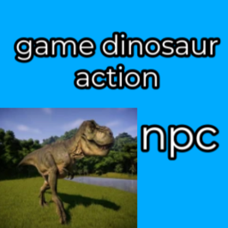 game dinosaur but the dinosaur in the jail