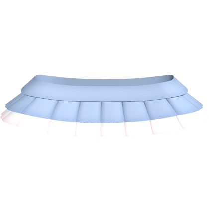 ‿ ♡ cute pink pastel dark wash denim mini skirt Roblox item