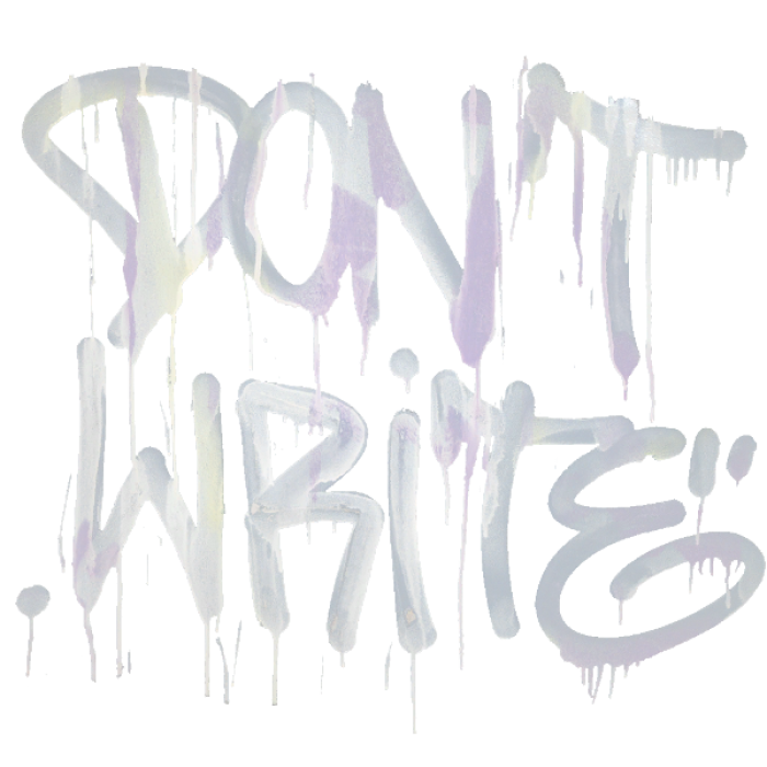 Graffiti Don't Write  | ALAN WAKE Roblox decal