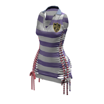 Braided Cutout Sleeveless Polo (ABC)