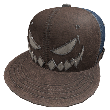 Demon Face Fitted Cap