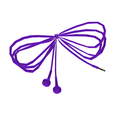 Earbuds Bow (Purple)