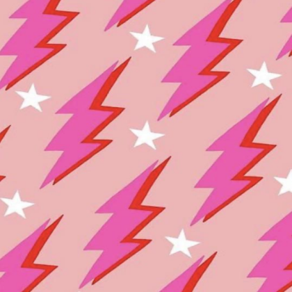 preppy pink lightning Roblox decal