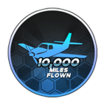 10,000 Miles Flown