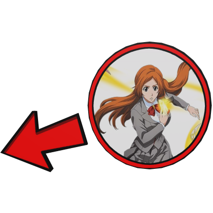 Orihime Inoue Pointing Meme Circle Bleach