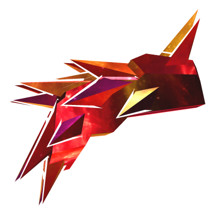 Lava Galaxy Demon Knight Pauldron (RIGHT)