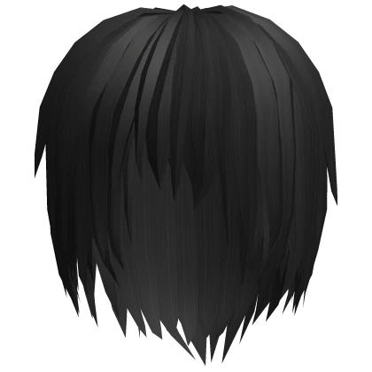 Dark Gothic Unkept Messy Layered Emo Hair | Roblox Item - Rolimon's