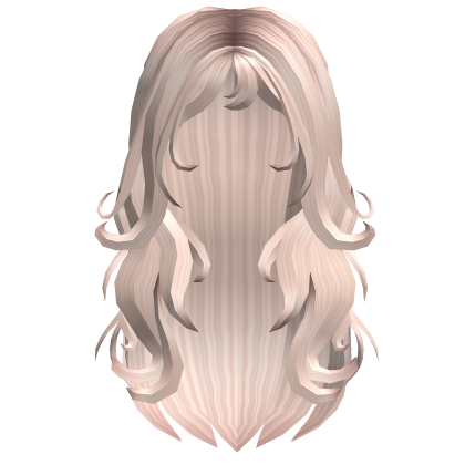 Y2K Messy Grunge Layered Hair Platinum Blonde Roblox item