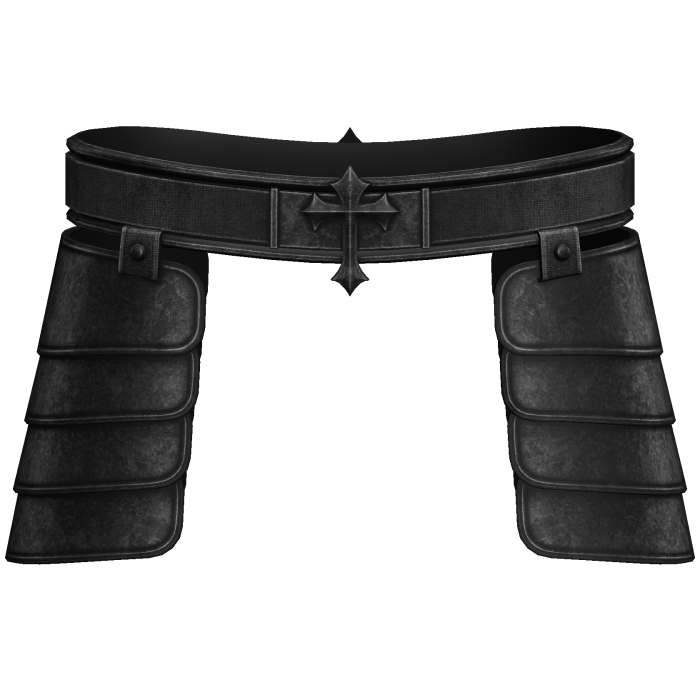 Black Medieval Knight Waist