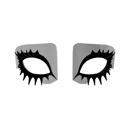 white y2k goth anchor lashes