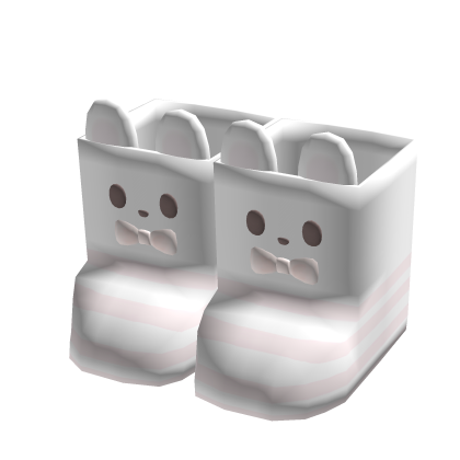 ♡ White Bunny Socks