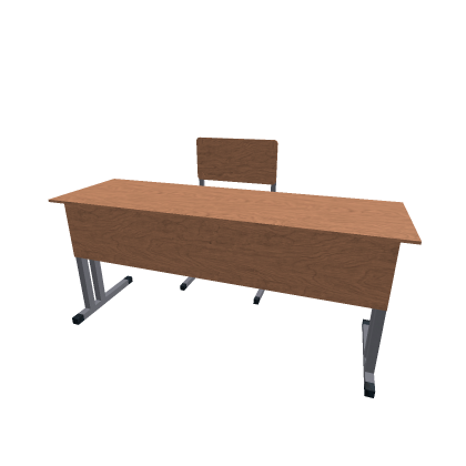 Self-Made School Chair and Desk