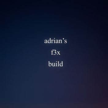 adrian's f3x build