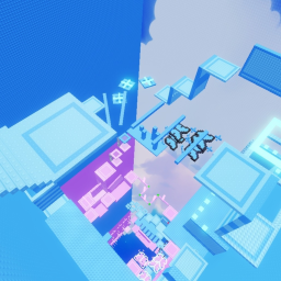 Pinky Blue Sweety Wallhop Tower