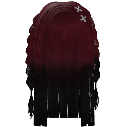 Dark Pink Gothic Braids
