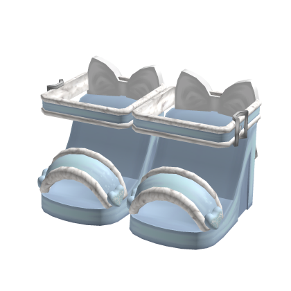 Light Blue Christmas Heels
