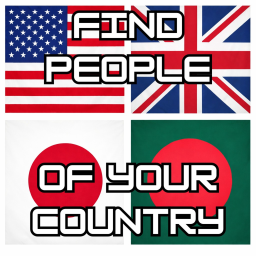 Find People of Your Country 🌍