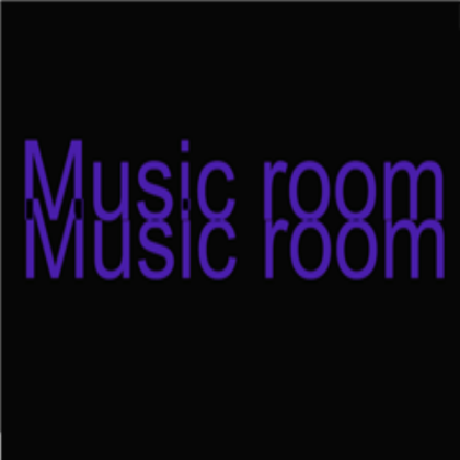 Music room Roblox decal
