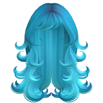 long layered mini swirls in blue Roblox item