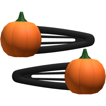 Y2K Halloween Pumpkin Hair Clips (R) 🎃