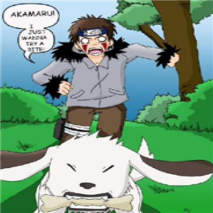 Funny Kiba Akamaru picture Roblox decal
