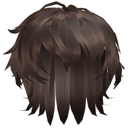 Brown Messy Anime Hair Roblox item