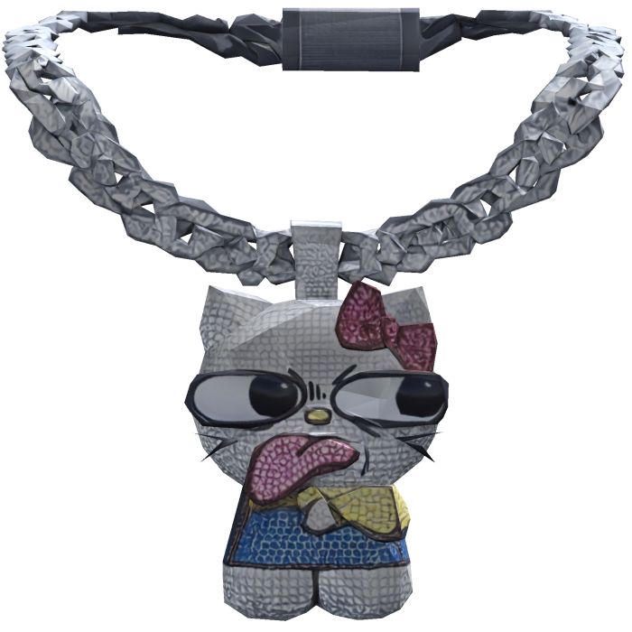 [1.0] Trendy Hello Kitty Iced Out Chain