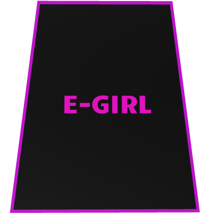 E-GIRL Cape  Roblox item