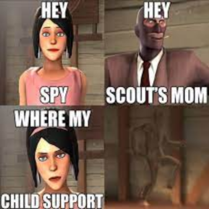 TF2 spy (child support meme) Roblox decal