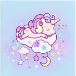 The unicorn Cotten candy squad