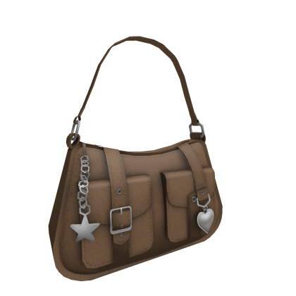 Brown Purse w/ Charms