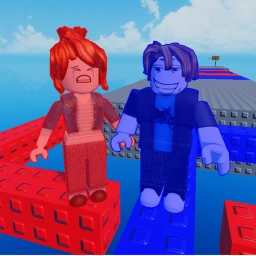 Glued together! [2 Player Obby] icon