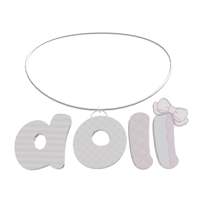 pink doll 3.0 necklace Roblox item