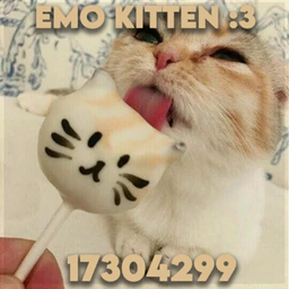 emo kitten :3 Roblox group icon