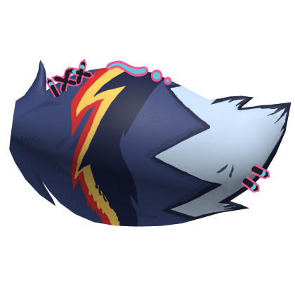 Halloween Streaked Werewolf Tail ; DW