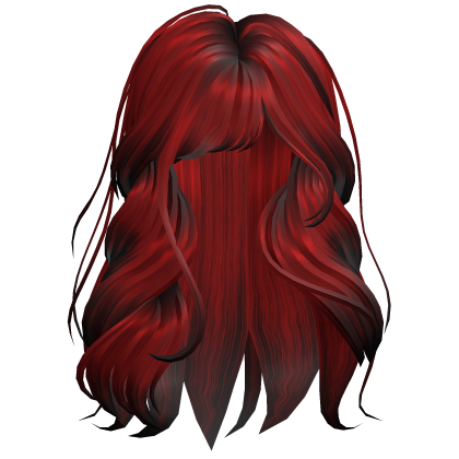 Long Soft Wave Hair - Red
