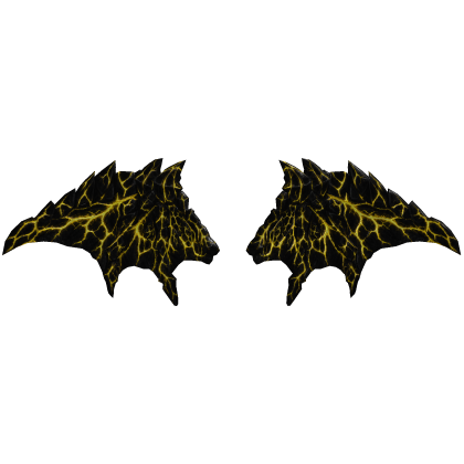 (NEW) Lava Yellow Molten Lava Wings Addon (PBR) thumbnail