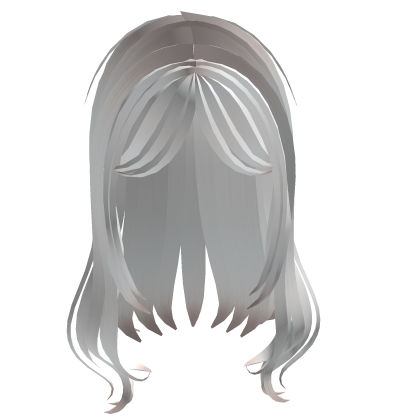 White Beautiful Girl Hair Roblox item