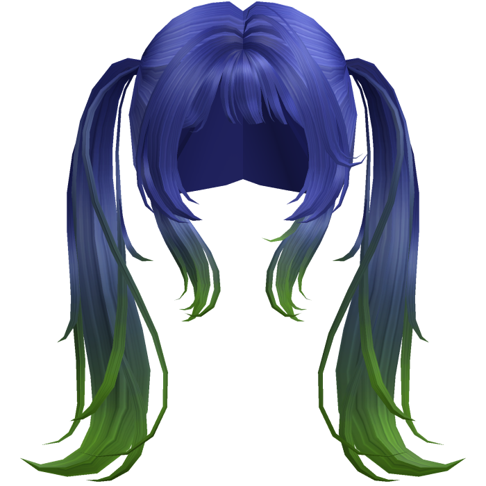 Halloween Ocean Blue Green Cutesy Pigtails