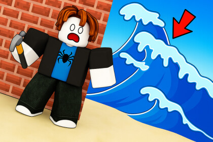 Build To Survive DISASTERS! 🌊