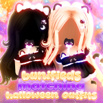 Bunifieds matching halloween outfits 🎃🐈‍⬛🍫