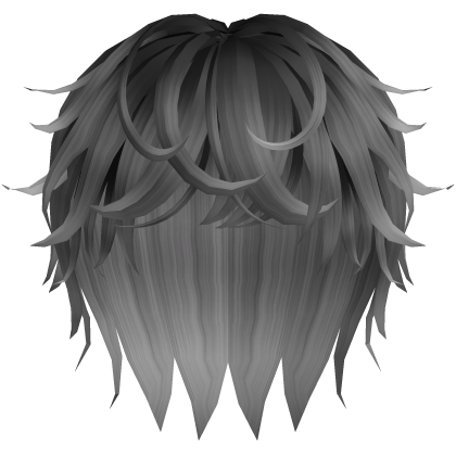 cute emo boy messy hair silver hair y2k Roblox item