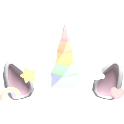 Cute Emissive Unicorn Sparkle Horn Kawai Ear Clips