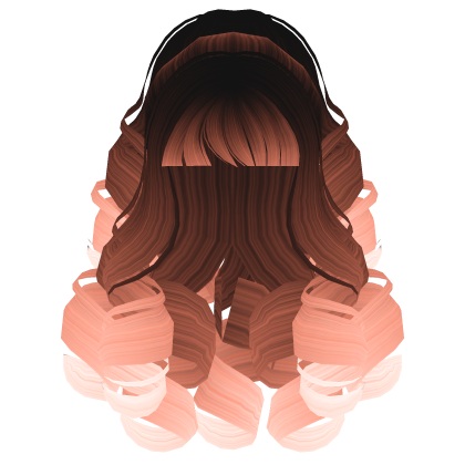 Fluffy Curly Pearl Ponytail Embers