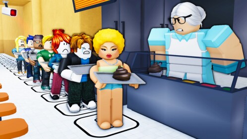 🏫 School Lunch Line Simulator