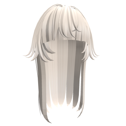 ♡ : blonde fluffy split cute emo hair かわいい Roblox item