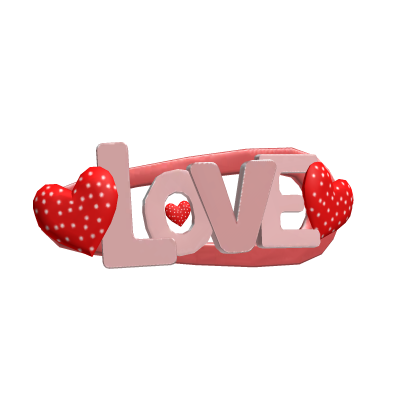"LOVE" Hair Clip Roblox item